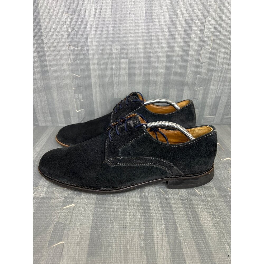 Johnston Murphy Oxford size 10 Mens Black Suede Dress Shoes